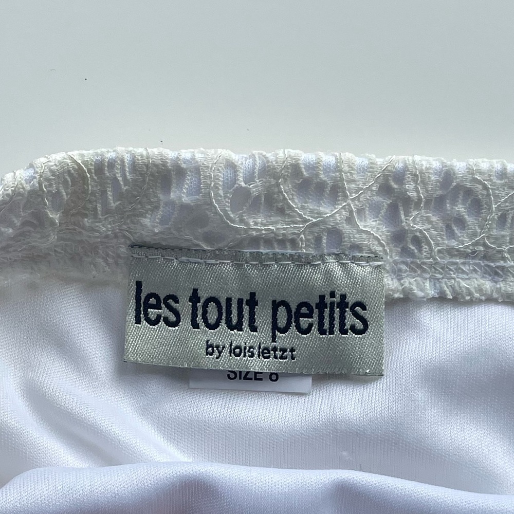 Off white lace skirt